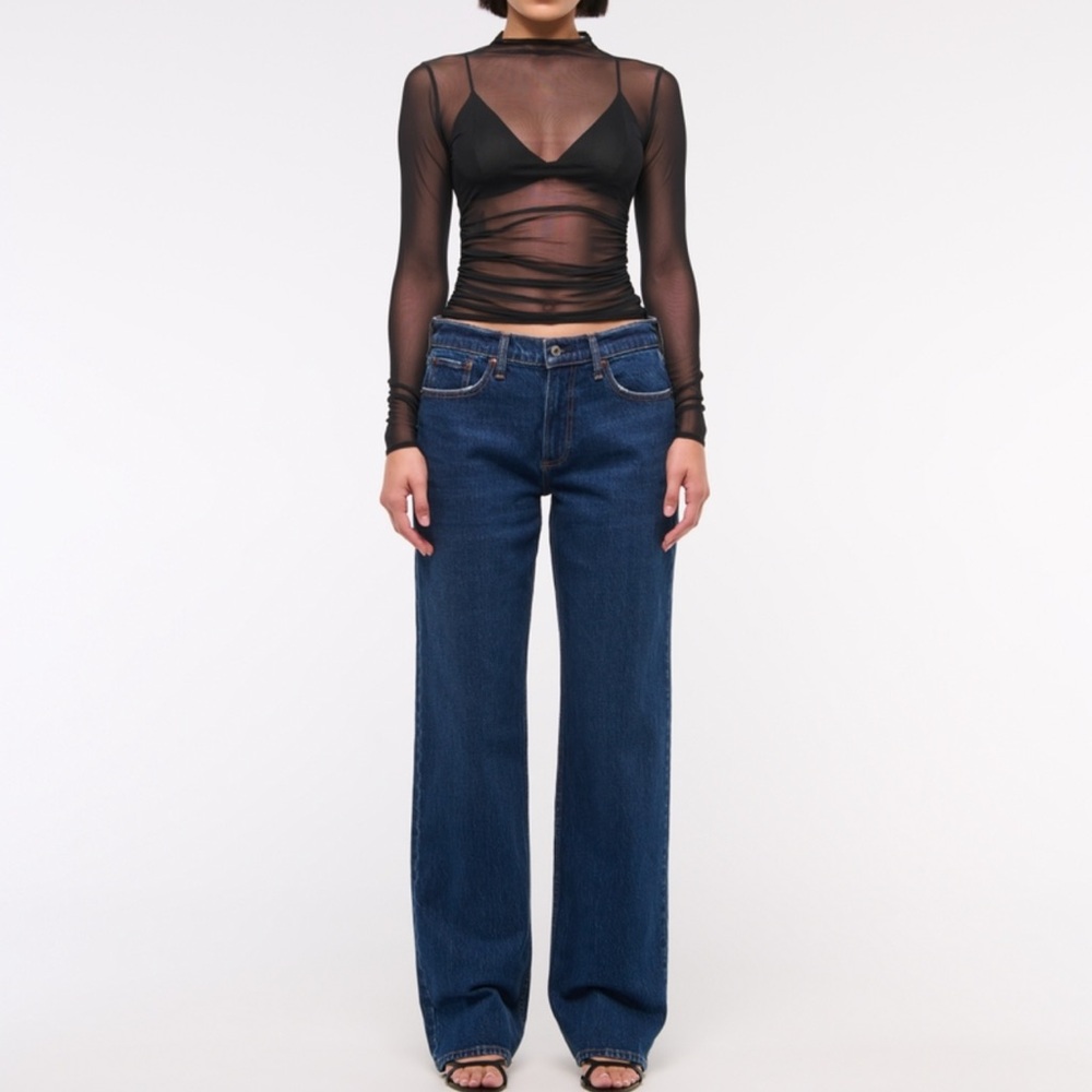 Abercrombie Low Rise Baggy Jeans